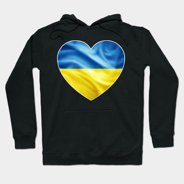 Flag of Ukraine Hoodie by colorsplash